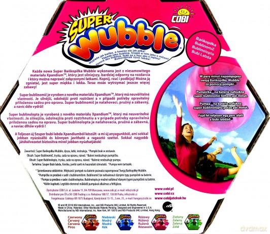 WUBBLE Super bez pompki, Różowa