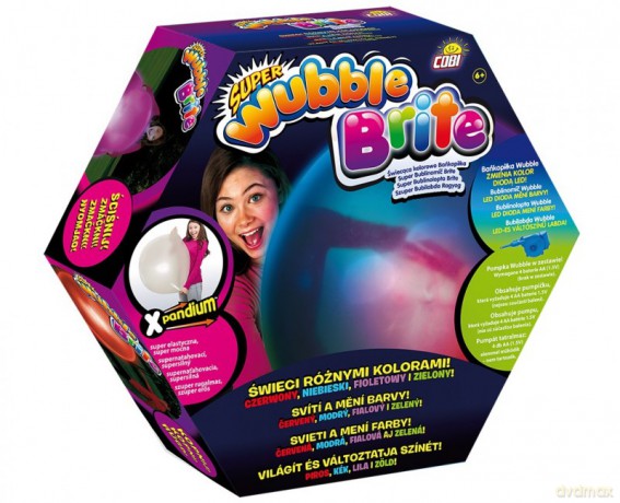 WUBBLE Świecąca Kolorowa z pompką