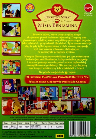 Sekretny świat misia Benjamina: przyjaciel pies [DVD]