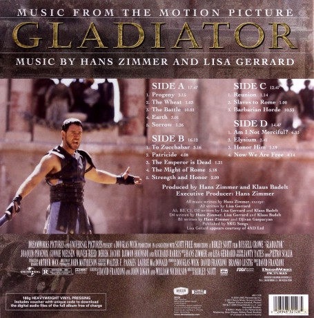 Gladiator soundtrack [2xWinyl]
