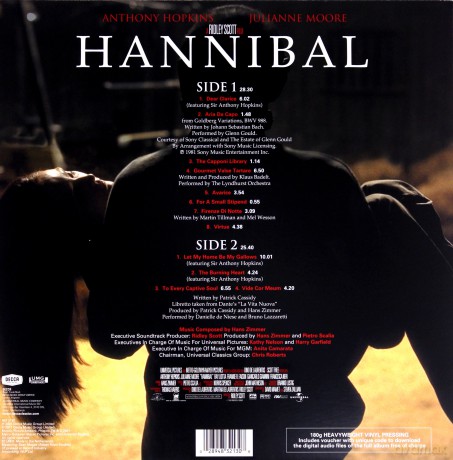 Hannibal soundtrack (Hans Zimmer) [1xWinyl]