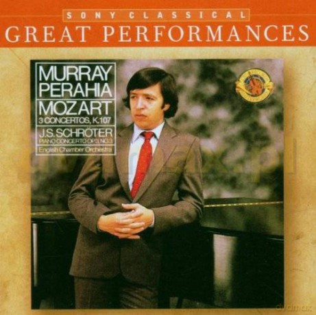 Murray Perahia: Mozart: Three Piano Concertos, K. 107 (after 3 Sonatas by J. C. Bach); Schröter: Piano Concerto in C Major, Op. 3, No. 3 (Great Performances) Great Performances Series [CD]