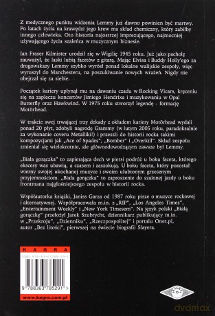 Lemmy - Biała gorączka - Garza Janiss Lemmy [KSIĄŻKA]