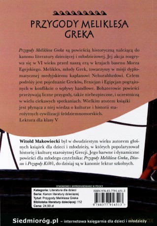 Przygody Meliklesa Greka - Witold Makowiecki [KSIĄŻKA]