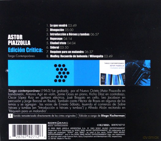 Astor Piazzolla y su "Nuevo O: Edicion Critica: Tango Contemporaneo [CD]