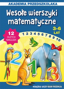 Wesołe wierszyki matematyczne 3-6 lat - Joanna Paruszewska [KSIĄŻKA]