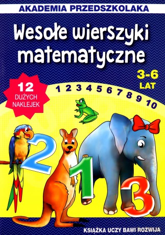 Wesołe wierszyki matematyczne 3-6 lat - Joanna Paruszewska [KSIĄŻKA]