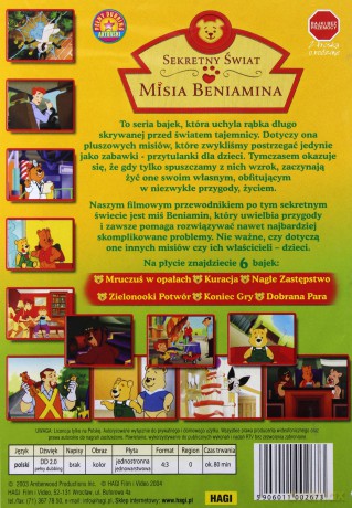 Sekretny świat misia Benjamina: mruczuś w opałach [DVD]
