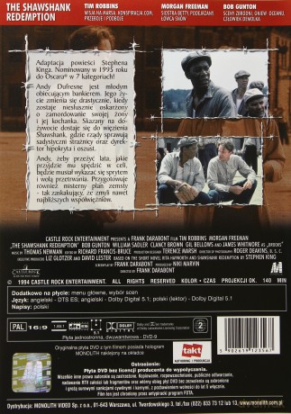 Skazani na Shawshank [DVD]
