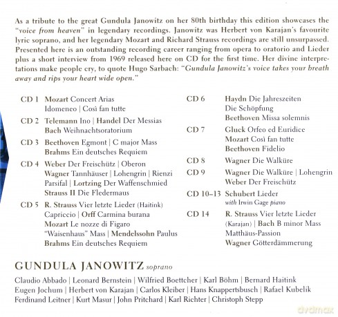 Gundula Janowitz: The Gundula Janowitz Edition [BOX] [14CD]