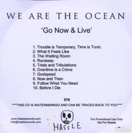 We Are The Ocean: Go Now And Live (digipack) [CD]