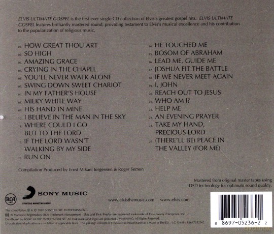 Elvis Presley: Elvis Ultimate Gospel [CD]