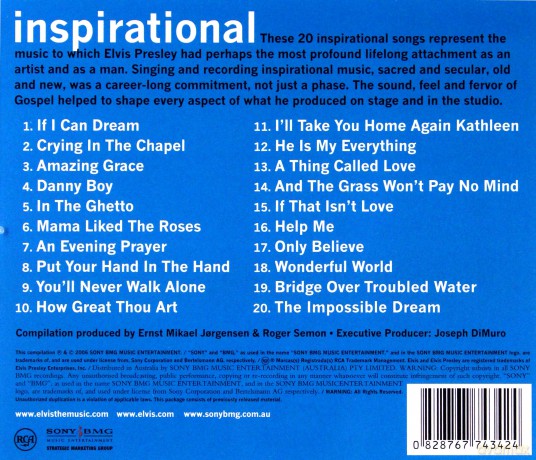 Elvis Presley: Elvis Inspirational [CD]