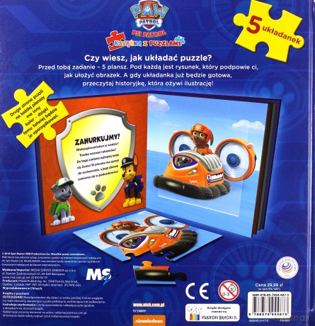 Psi patrol [KSIĄŻKA]+[PUZZLE]