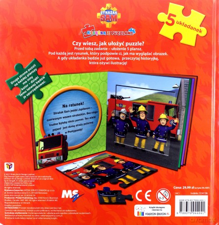 Strażak Sam [KSIĄŻKA]+[PUZZLE]