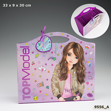 Teczka na projekty Top model fioletowa