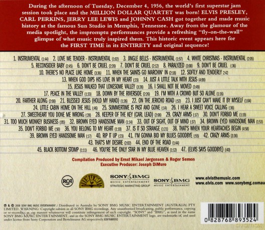 Elvis Presley: The Complete Million Dollar Quartet [CD]