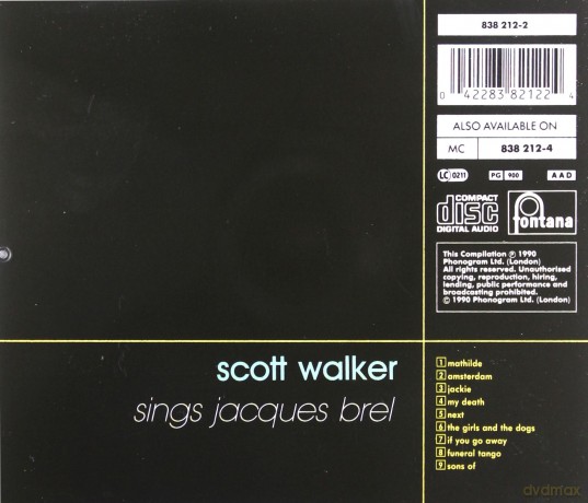 Scott Walker: Sings Jacques Brel [CD]