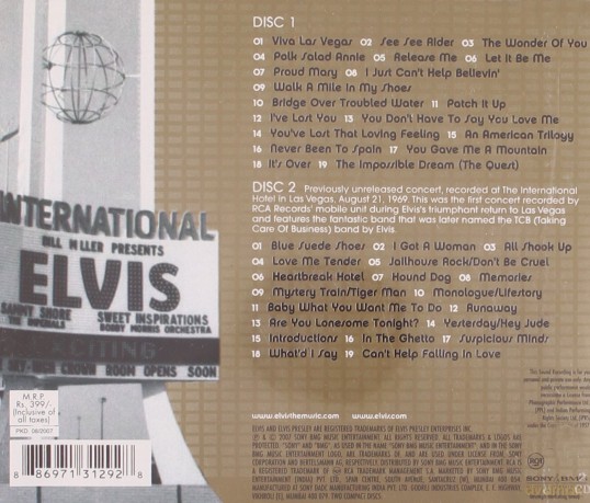 Elvis Presley: Elvis Viva Las Vegas Deluxe International version [2CD]
