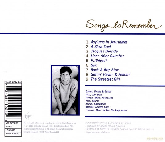 Scritti Politti: Songs To Remember [CD]