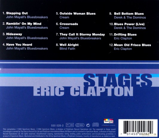 Eric Clapton: Stages [CD]
