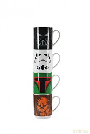 Star Wars: Star Wars Zestaw 4 Kubków (Gwiezdne Wojny)