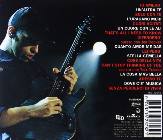 Eros Ramazzotti: Eros Live [CD]