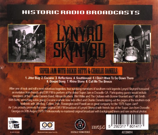 Lynyrd Skynyrd: Super Jam With Dickie Betts & Charlie Daniels [CD]