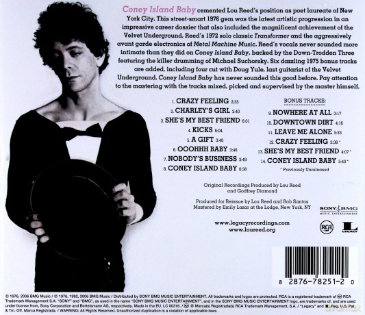 Lou Reed: Coney Island Baby Expanded Edition [CD]