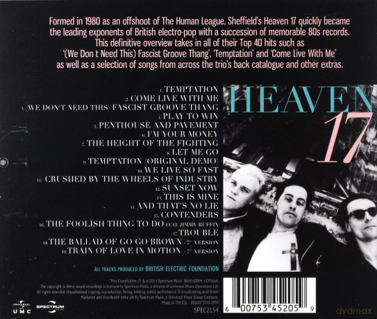 Heaven 17: Temptation - The Best Of [CD]
