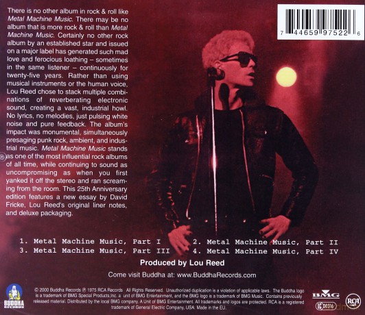 Lou Reed: Metal Machine Music [CD]