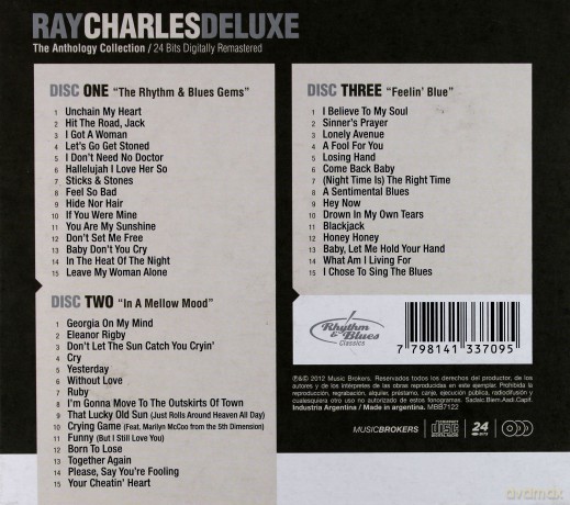 Ray Charles: The Anthology Collection - De Luxe [3CD]