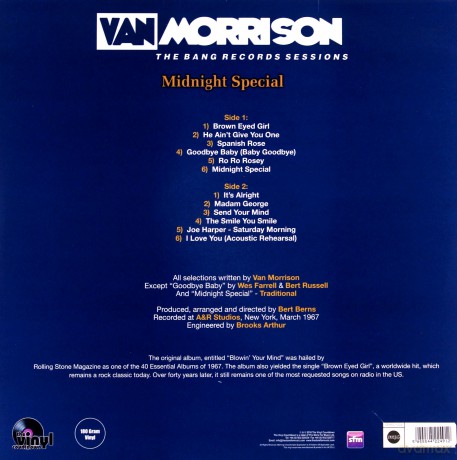 Van Morrison: The Bang Records Sessions [2xWinyl]