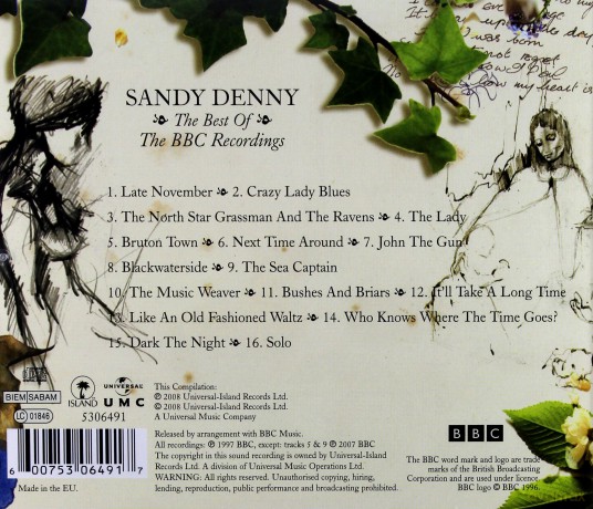 Sandy Denny: The Best Of The Bbc Recordings [CD]