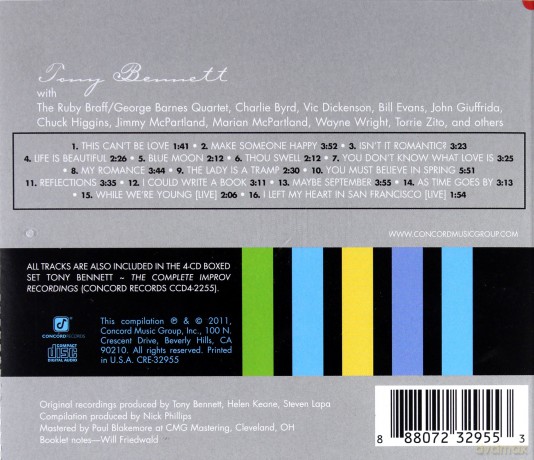 Tony Bennett: The Best Of The Improv Recordings [CD]
