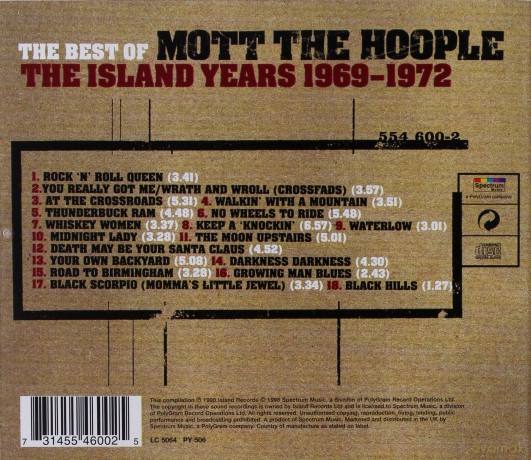 Mott The Hoople: The Best Of The Island Years [CD]