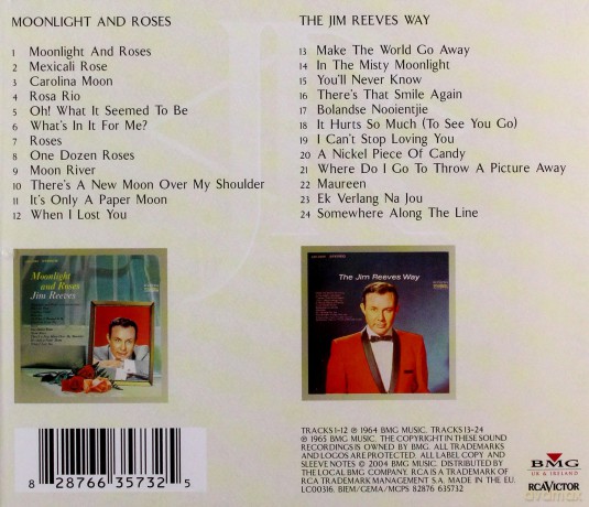Jim Reeves: Moonlight and Roses/The Jim Reeves Way [CD]