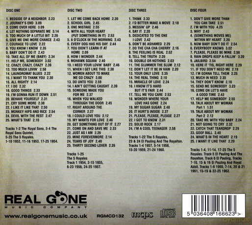 Five Royales: The Complete Singles 1952-1962 [4CD]