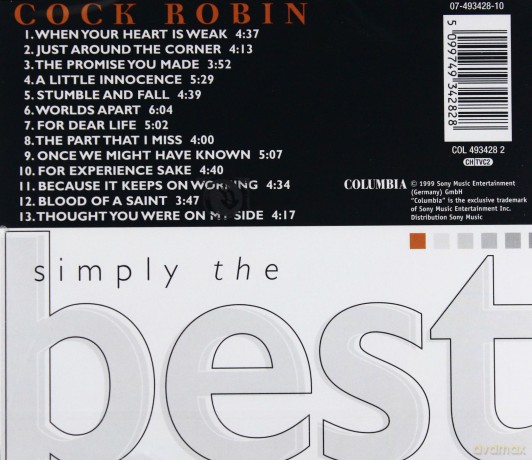 Cock Robin: Simply The Best [CD]