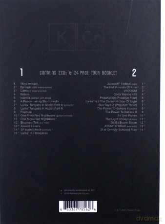 King Crimson: The Elements Tour Box 2015 [2CD]
