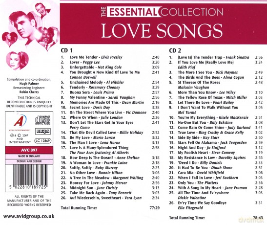 The Essential Collection - Love Songs [2CD]