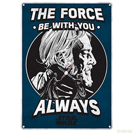 Star Wars: The Force Metalowa tabliczka 15x22 cm (Gwiezdne Wojny)
