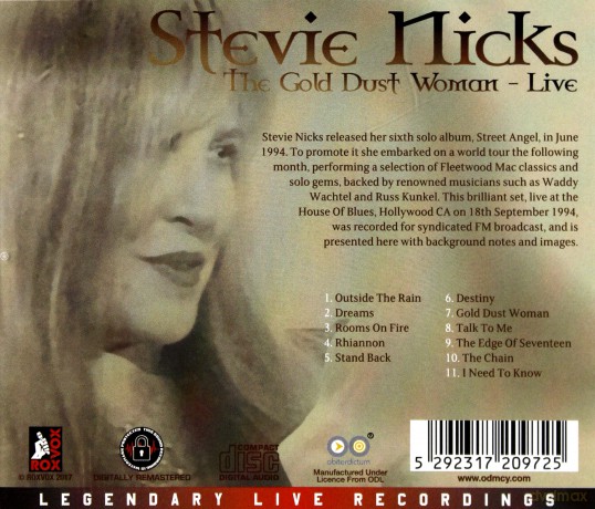 Stevie Nicks: The Gold Dust Woman - Live [CD]