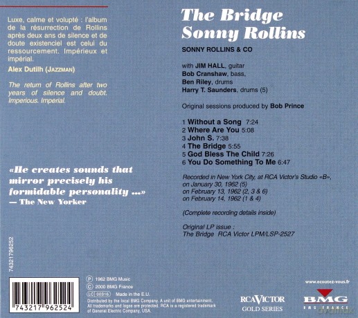 Sonny Rollins: The Bridge Digipack [CD]