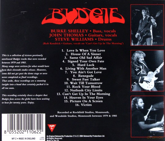 Budgie: The Last Stage [CD]