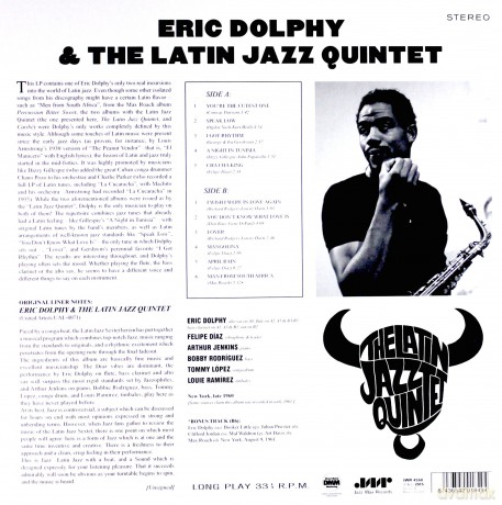 Eric Dolphy: The Latin Jazz Quintet [Winyl]