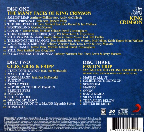 King Crimson: The Many Faces Of King Crimson [3CD]
