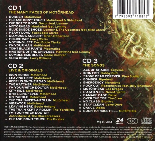 Motorhead: The Many Faces Of Motorhead [3CD]