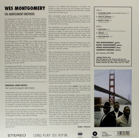 Wes Montgomery: The Montgomery Brothers + 1 Bonus Track [Winyl]