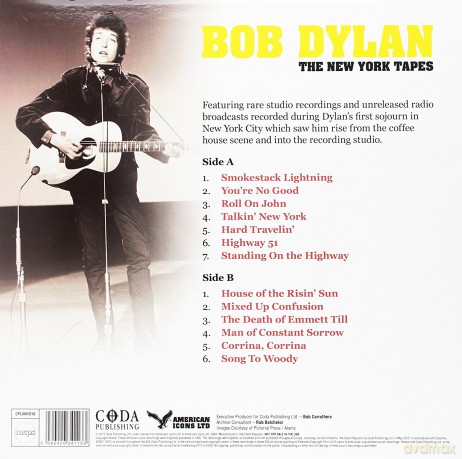 Bob Dylan: The New York Tapes (Red Vinyl) [Winyl]